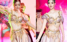 Á hậu Kiều Loan khoe eo thon, múa bụng đầy uyển chuyển