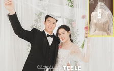 Hé lộ váy cưới tuyệt đẹp của bạn gái cầu thủ Duy Mạnh