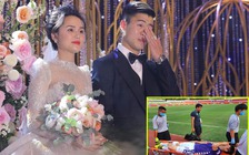 Bà xã bật khóc, viết tâm thư khi cầu thủ Duy Mạnh gặp chấn thương