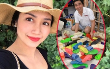 Ốc Thanh Vân bất ngờ trước 'gia tài' dép tổ ong của MC Quyền Linh