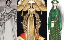 Nàng Tô Thị xuất hiện trong trang phục dân tộc để Khánh Vân thi Hoa hậu Hoàn vũ