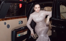 Lý Nhã Kỳ diện váy đính pha lê, ngồi siêu xe 40 tỉ đi sự kiện