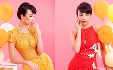 Hoa hậu Ngọc Diễm diện áo dài xuyên thấu khoe nhan sắc trẻ trung