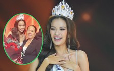 Xúc động khoảnh khắc mẹ ruột mặc lại đồ cũ mừng Ngọc Châu đăng quang hoa hậu
