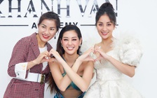 Trước thềm đám cưới, Khánh Thi rạng rỡ đến chúc mừng Khánh Vân khai trương học viện