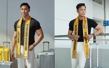 Người mẫu Vũ Linh mang 100kg hành lý thi Nam vương Hòa bình Quốc tế