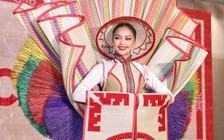 Ngọc Châu mang 'Chiếu Cà Mau' đi thi Hoa hậu Hoàn vũ