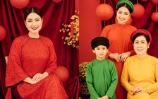 Ngọc Lan rạng rỡ bên mẹ và con trai, không mong cầu chuyện tình cảm