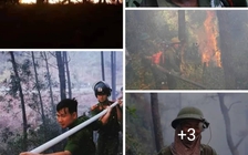Cháy rừng dữ dội tại Hà Tĩnh: Dân mạng xốn xang cảnh oằn mình dập lửa
