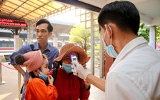 Ga Sài Gòn quét tầm nhiệt hành khách để phòng tránh virus Corona