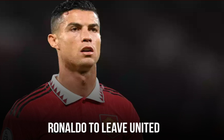 M.U ra thông báo chia tay Cristiano Ronaldo