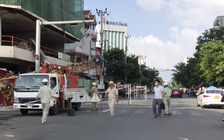 Phú Yên: Cần cẩu rơi khi đang thi công tòa nhà hỗn hợp The Light