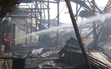 An Giang: Cháy cơ sở sản xuất gạch thiệt hại lớn về tài sản