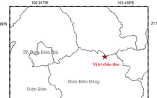 Động đất 3,9 độ Richter tại Điện Biên