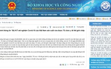 Bộ KH-CN đính chính thông tin ‘bộ kit test Covid-19 của Việt Á được WHO chấp thuận’