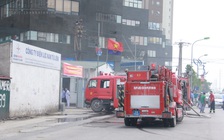 Cháy lớn tại Công ty điện lực Nam Từ Liêm