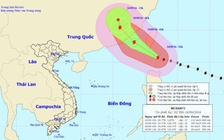 Siêu bão trên Biển Đông giật trên cấp 17