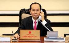 Chủ tịch nước Trần Đại Quang điện đàm với Tổng thống Mỹ