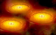 Ba hố đen ‘lao’ vào nhau