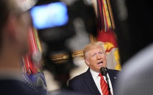 Tổng thống Mỹ Donald Trump theo dõi vụ tiêu diệt thủ lĩnh IS từ Phòng Tình huống