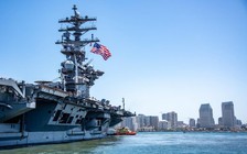 Nhóm tác chiến tàu sân bay USS Nimitz đến Thái Bình Dương sau thời hạn cách ly chống Covid-19