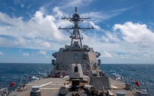 Tàu chiến Mỹ lại đi qua eo biển Đài Loan