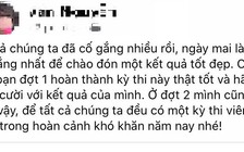 Thí sinh vùng tâm dịch gửi lời chúc thí sinh dự kỳ thi tốt nghiệp THPT