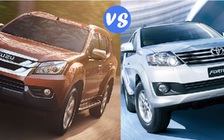 Isuzu MU-X thách đấu Toyota Fortuner: Tham vọng tân binh