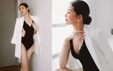 Hoa hậu Lê Âu Ngân Anh gợi cảm trong bộ ảnh mới