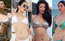 Lệ Quyên và loạt sao Việt đua nhau khoe dáng với bikini