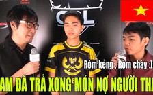 Xem HLV Tinikun của GIGABYTE Marines 'bắn' tiếng Thái