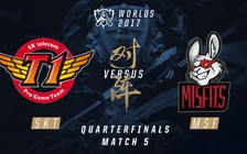 Video LMHT: Highlights Tứ Kết ván 5 giữa SKT và Misfits