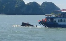 Tai nạn nghiêm trọng trên vịnh Lan Hạ, 1 du khách tử vong