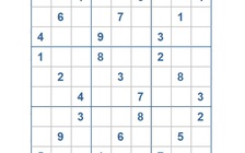 Mời các bạn thử sức với ô số Sudoku 3279 mức độ Khó