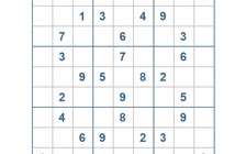 Mời các bạn thử sức với ô số Sudoku 3283 mức độ Khó