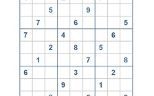 Mời các bạn thử sức với ô số Sudoku 3293 mức độ Khó