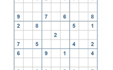 Mời các bạn thử sức với ô số Sudoku 3299 mức độ Khó