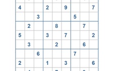 Mời các bạn thử sức với ô số Sudoku 3317 mức độ Khó