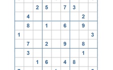 Mời các bạn thử sức với ô số Sudoku 3319 mức độ Khó