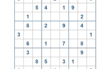 Mời các bạn thử sức với ô số Sudoku 3325 mức độ Khó