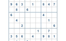 Mời các bạn thử sức với ô số Sudoku 3331 mức độ Khó