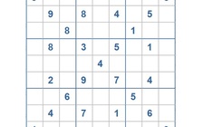 Mời các bạn thử sức với ô số Sudoku 3335 mức độ Khó