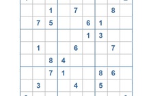 Mời các bạn thử sức với ô số Sudoku 3337 mức độ Khó
