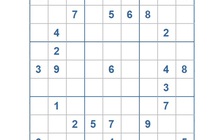 Mời các bạn thử sức với ô số Sudoku 3361 mức độ Khó