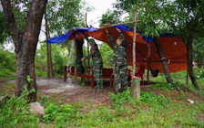 Biên phòng Kiên Giang dựng lều chống buôn lậu dọc biên giới