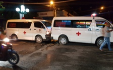 Tai nạn giao thông hy hữu ở Rạch Giá: 2 xe cấp cứu đụng nhau
