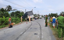 Tai nạn ở Vĩnh Long: Va chạm xe tải trên đường đi làm, nam công nhân tử vong