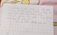 Bé sơ sinh bị bỏ bên đường với lá thư 'Con không đủ khả năng...'
