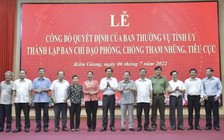 Ông Đỗ Thanh Bình làm Trưởng ban Chỉ đạo phòng chống tham nhũng tỉnh Kiên Giang