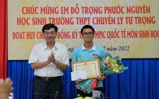 Cần Thơ: Khen thưởng học sinh đạt huy chương Olympic sinh học quốc tế